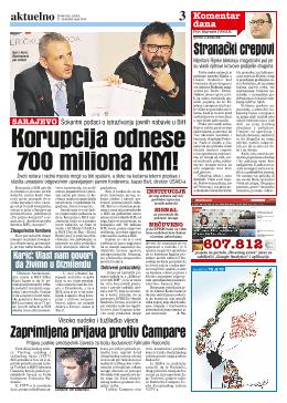 Korupcija odnese 700 miliona KM! 