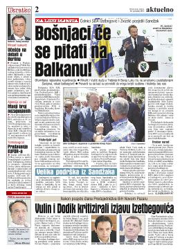 Bošnjaci će se pitati na Balkanu!